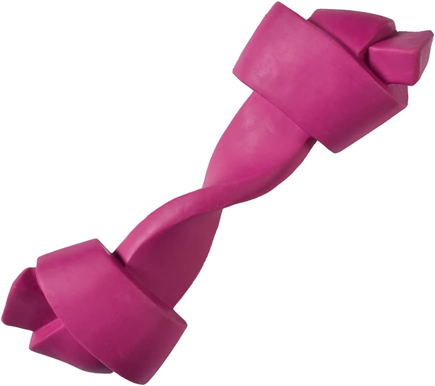Igračka za Pse Guma kost čvor SM pink