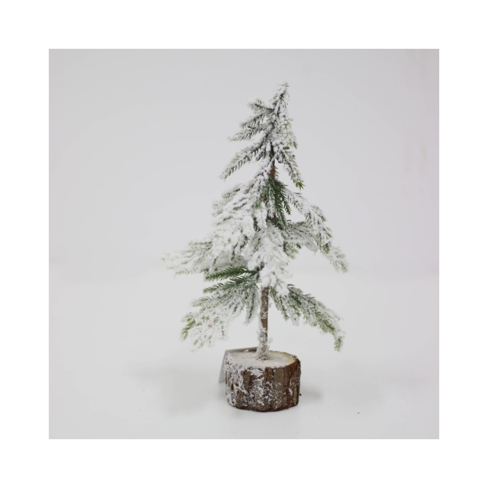 BOR11 Bor na drvenom postolju h21 cm zasniježen