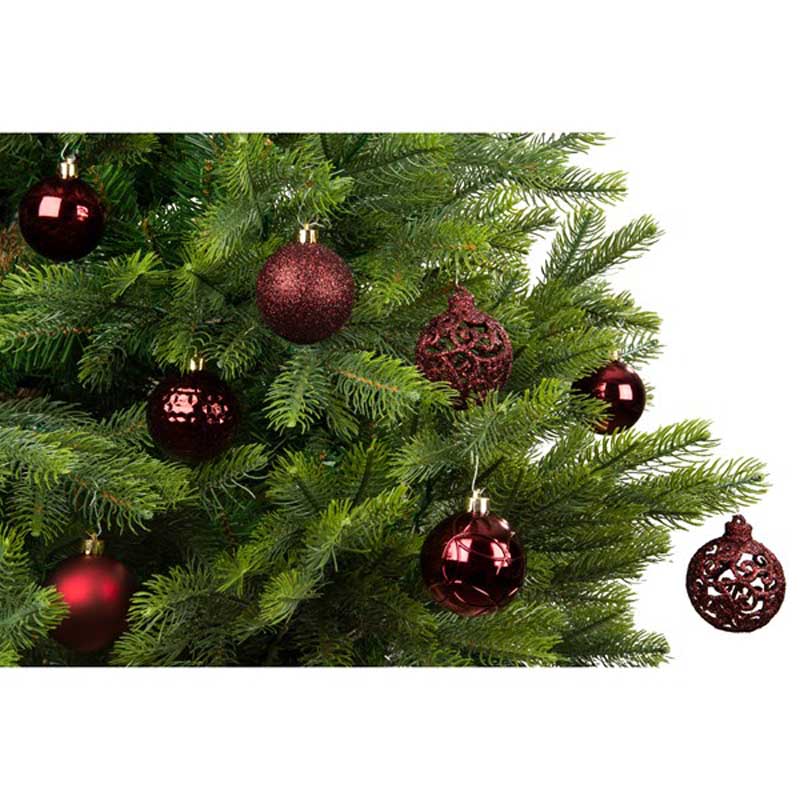 Nelomljive kuglice u boji trešnje (paket od 37)